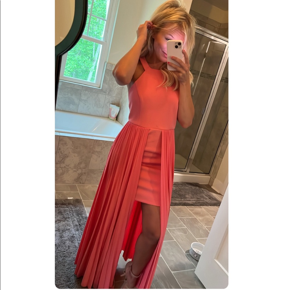 ASOS pink formal dress